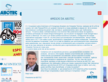 Tablet Screenshot of abotec.org.br